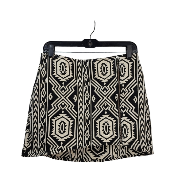 Mink Pink Women's Pardon My Freedom Black Southwest Print Skirt - M - Picture 2 of 6